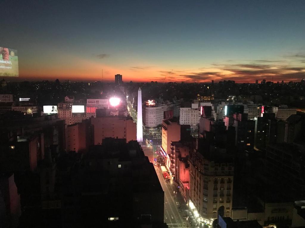 Que Mejor Vista Del Obelisco Piso A La Calle Corrientes Buenos Aires Exterior foto