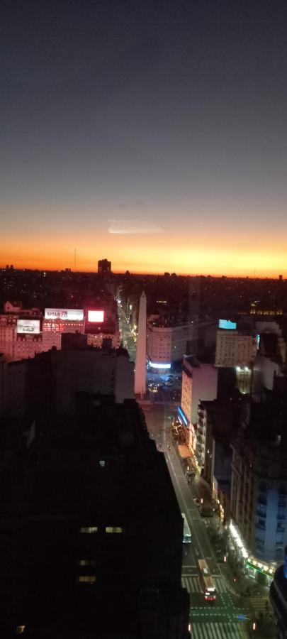 Que Mejor Vista Del Obelisco Piso A La Calle Corrientes Buenos Aires Exterior foto