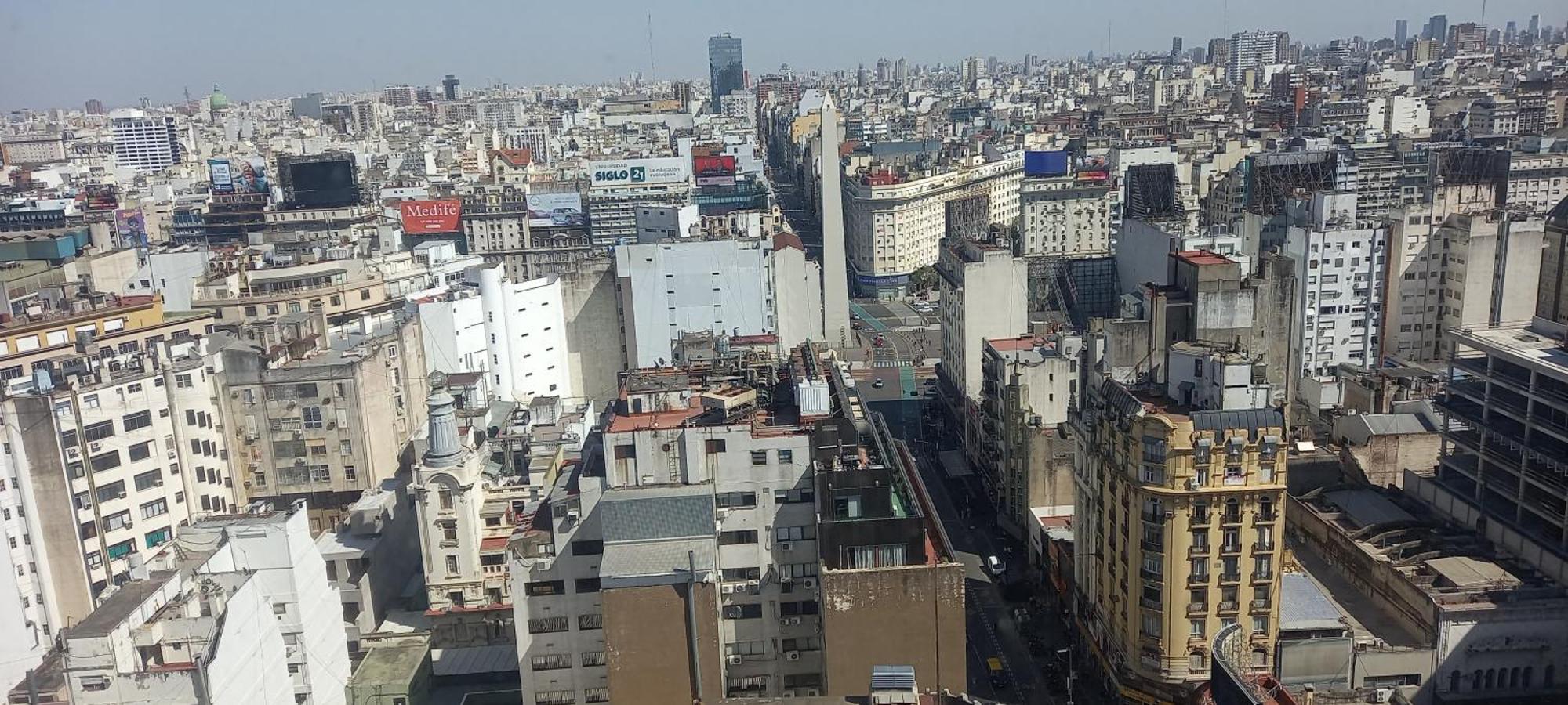 Que Mejor Vista Del Obelisco Piso A La Calle Corrientes Buenos Aires Exterior foto